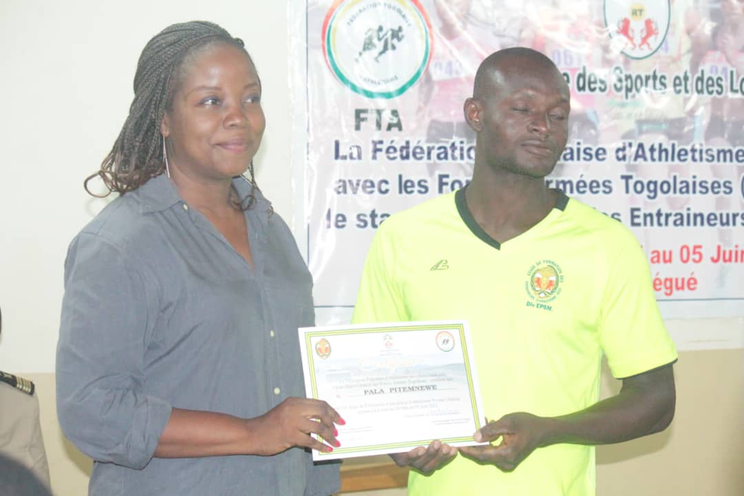 Togo/Athlétisme : 100% de succès au terme du stage des entraîneurs Niveau 1 des FAT