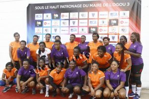 Les anciennes joueuses de volleyball du Togo