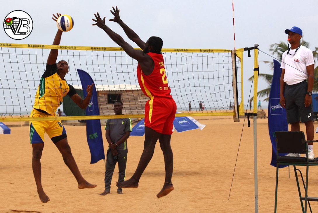 Volleyball/Togo: Le duo Apezoumon et Samani hissent haut le beach-volley togolais