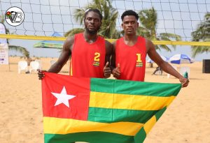 Volleyball/Togo: Le duo Apezoumon et Samani hissent haut le beach-volley togolais