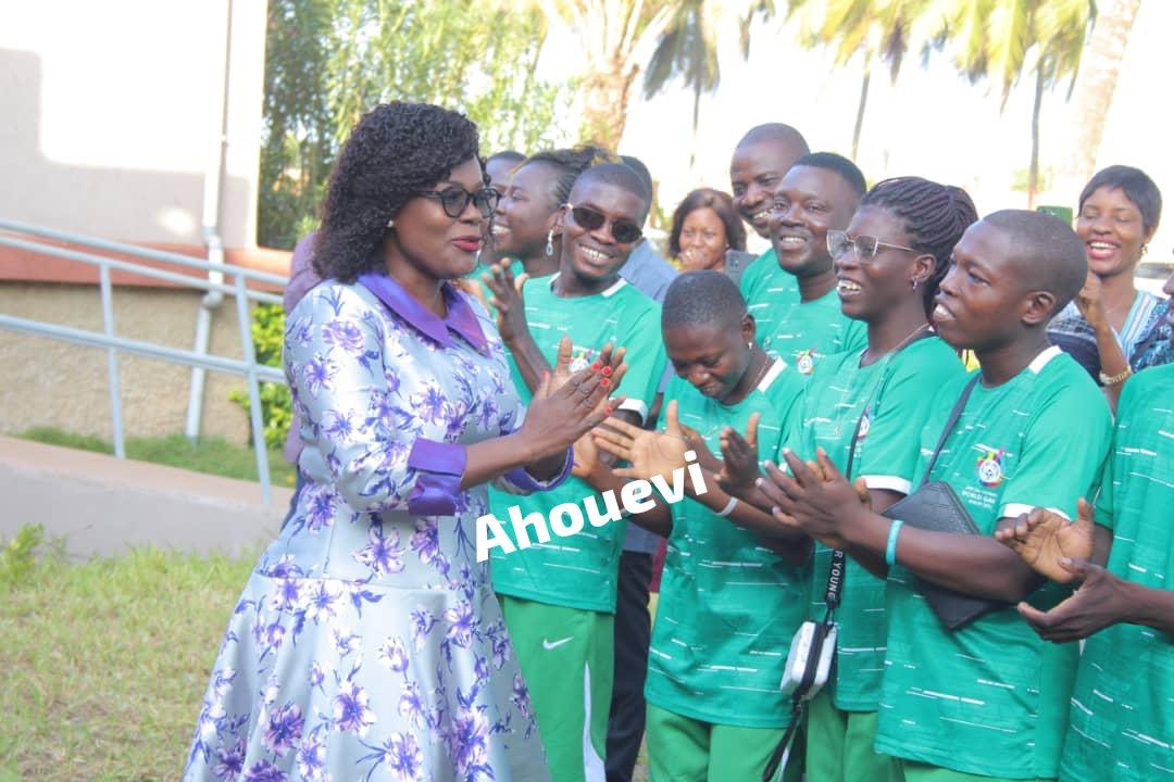 La MSL et les athlètes de l'association Special-Olympics