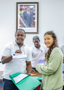 Déladem Akpaki et Adèle Gaïtou 