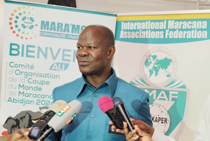 Le président de la FIMAA, l'ivoirien BLEU Louan Jean Charlemagne.