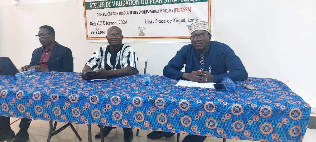 améliorer la gouvernance stratégique et opérationnelle de la fédération, tout en mobilisant des ressources pour redynamiser le para sport au Togo.