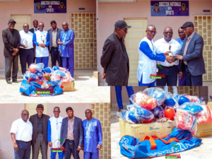 Aperçu de la remise du matériel