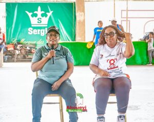 Gina Adekambi, présidente de la FNB-TOGO, et Nicoué-Wodomé Pélagie, présidente de l’AABATO. 