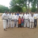 Vue des pratiquants, le DTN devant 2e de la droite