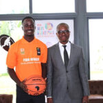 Hermann AGBADOR avec le président de la FIBB Moussa Diarra,