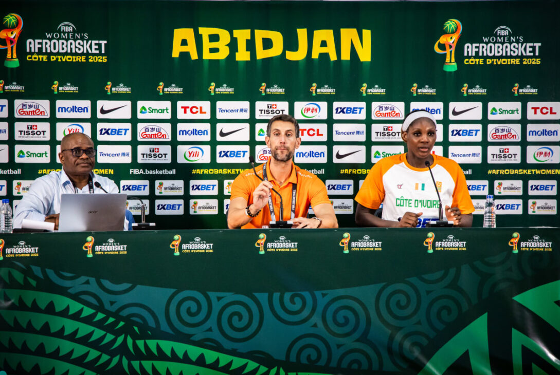 Leite Stéphane et Kariata Diaby en conférence de presse