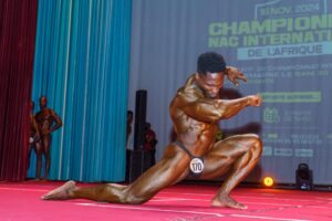 Charles AFATCHAO lors du championnat NAC international