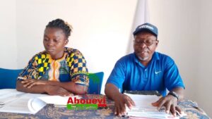 Les formateurs Agnindé A. Tchadié Kwami et Enyonam Viotay