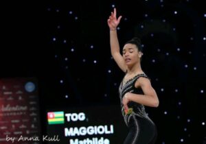 MAGGIOLI Mathilde lors d'une compétition internationale