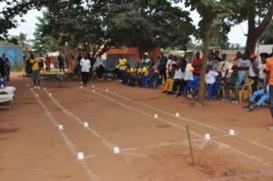 La finale entre Ringers en Jaune et Gomido en blanc 