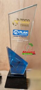 Le trophée de la meilleure presse en Ligne des Togo Medias Awards