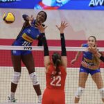 Melissa Vargas (Turquie) irrésistible termine meilleure marqueuse du match avec 33 points.