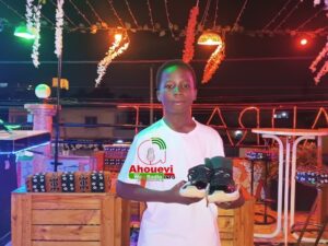 Samad Tekpor , lauréat du prix du jeune meilleur espoir du centre 