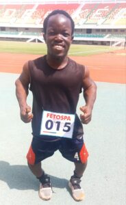 Lakougnon Iréné, champion lancer de poids 