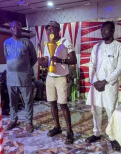 François Kodjo Quenum, représentant du club béninois et vainqueur hommes