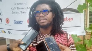 l’initiateur du projet, l’artiste plasticien togolais Daté Kodjo Amouzou, 