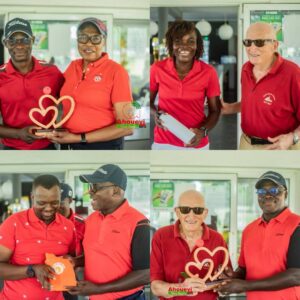 Les différents podiums (séries 1 et 2)