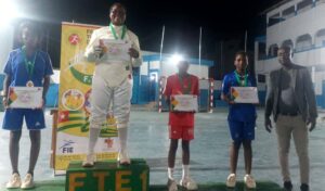 Le podium au complet 