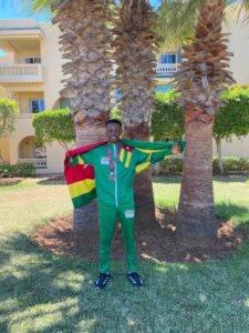 Kansa Ayao Séverin (T47) , s'est adjugé la médaille d'argent