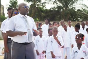Le président de la Team Horus, M. Boris AMOUZOU