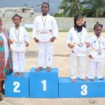 Podium de la catégorie des Mini-Poussins Filles
