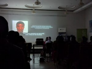 la projection du film hispano-togolais « Mes ailes te protégeront », tourné en partie au Togo