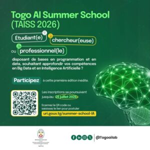 100 jeunes togolais à l'école de l'intelligence artificielle en août