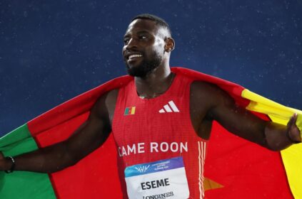 Le sprinteur Emmanuel Eseme offre l'or au Cameroun sur 100 m