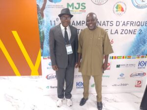Le président élu Mamourou Bouaré et Essonana Daou