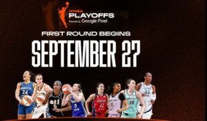 Les huit équipes qualifiées débuteront les playoffs par un premier tour disputé au meilleur des trois matches. Quatre séries sont au programme à partir du dimanche 27 septembre.